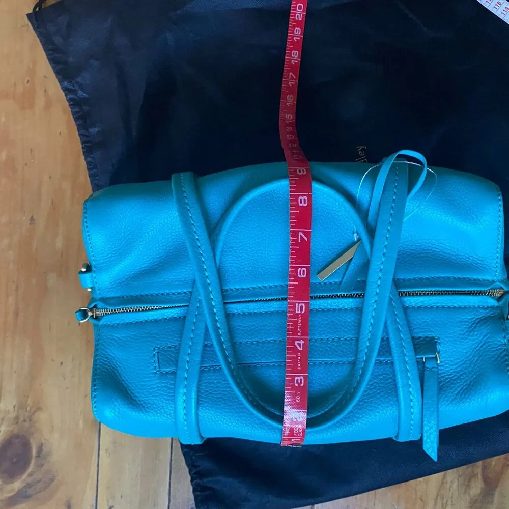 Vera Bradley Mallory Turquoise Leather Handbag - Brand New - Picture 15 of 15
